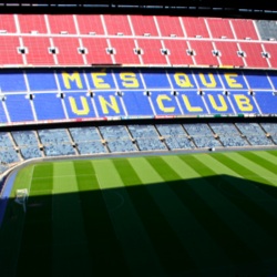 At Nou Camp, FCBarcelona